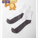 【群益襪子工廠】雙線紡織、純棉陰陽襪、運動襪、長襪、西裝襪(12雙120元 ) 特價：$120