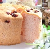 蔓越莓戚風蛋糕