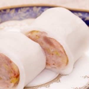 韭黃蝦捲(附沾醬)3卷