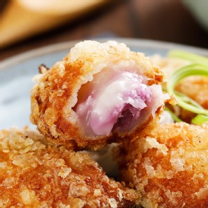 雪花山藥麻糬燒