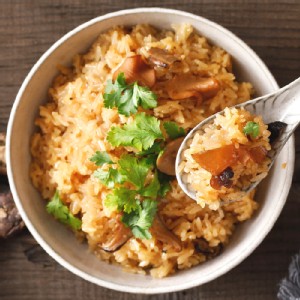 麻油菌菇油飯 (純素) - 航空公司貴賓室指定用品