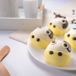 【禎祥】乳牛造型甜包(芋頭牛奶餡)