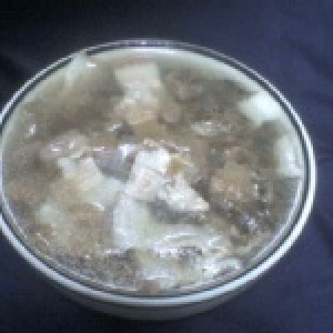 三層肉朴菜湯