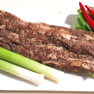 阿公的(生) ~板燒黑胡椒 - 五花肉