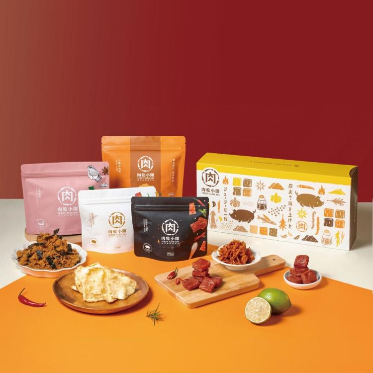 【肉乾小開】厚片肉乾專門店｜小開雙倍禮盒組（6入）-附提袋