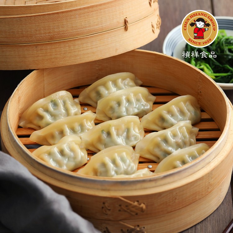 【禎祥食品】香菇薺菜熟水餃(蛋奶素)