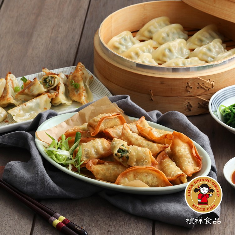 【禎祥食品】香菇薺菜熟水餃(蛋奶素)