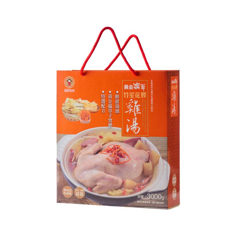 【禎祥食品】黃金蟲草竹笙花膠雞湯禮盒