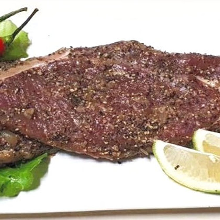 阿公的(生) ~板燒黑胡椒 - 梅花肉