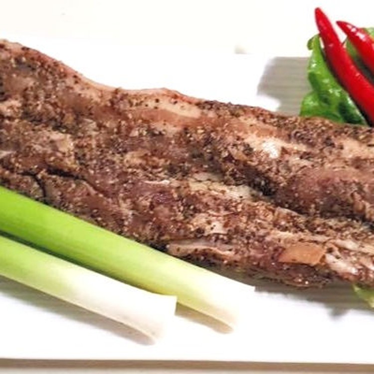 阿公的(生) ~板燒黑胡椒 - 五花肉