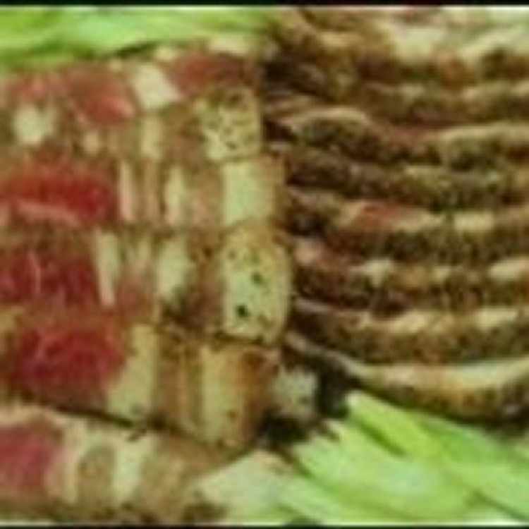 阿公的(生 切片) ~板燒黑胡椒 - 五花肉