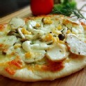菇菇青醬Pizza(蛋奶素可食用)