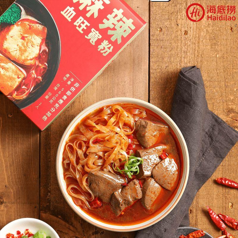 海底撈，血旺寬粉，非供即食應充分加熱，淨重. 560公克，產地 台灣 份量。 1人。