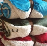 Esprit出口原單。素色羊羔絨雙面毛毯 原單；待貨期約七日