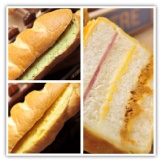 【法藍四季】起酥火腿肉鬆三明治+阿爾卑斯雪藏奶油/香蒜各1 特價：$269