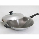 家泰樂寶島不鏽鋼7層炒鍋 36CM 單柄