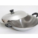 家泰樂寶島不鏽鋼7層炒鍋 36CM 雙耳