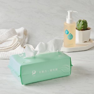 免運!【Padki】舒適感乾濕兩用潔膚巾-最好用的洗臉巾 18cm*20cm，80抽/包 (3組18包，每包124.8元)