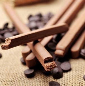 10入 巧克力口味牛奶棒