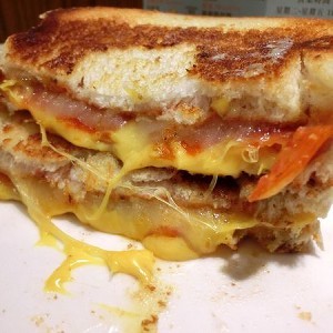 【熱樂煎三明治】披薩口味