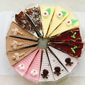 綜合切片蛋糕(大盒)15入