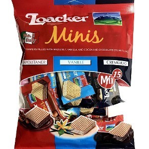 《Loacker》萊佳綜合迷你哈斯餅150g*3