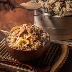 鹿港老街行動攤車『我家老爺糯米飯』一斤