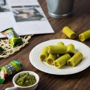 抹茶花生蛋捲180g