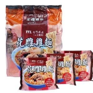 台酒花雕雞袋麵3入一袋