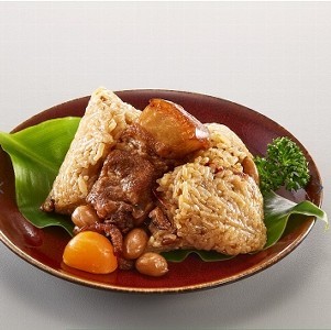 雙月X五路財神】一口鮑魚粽(100g*5))