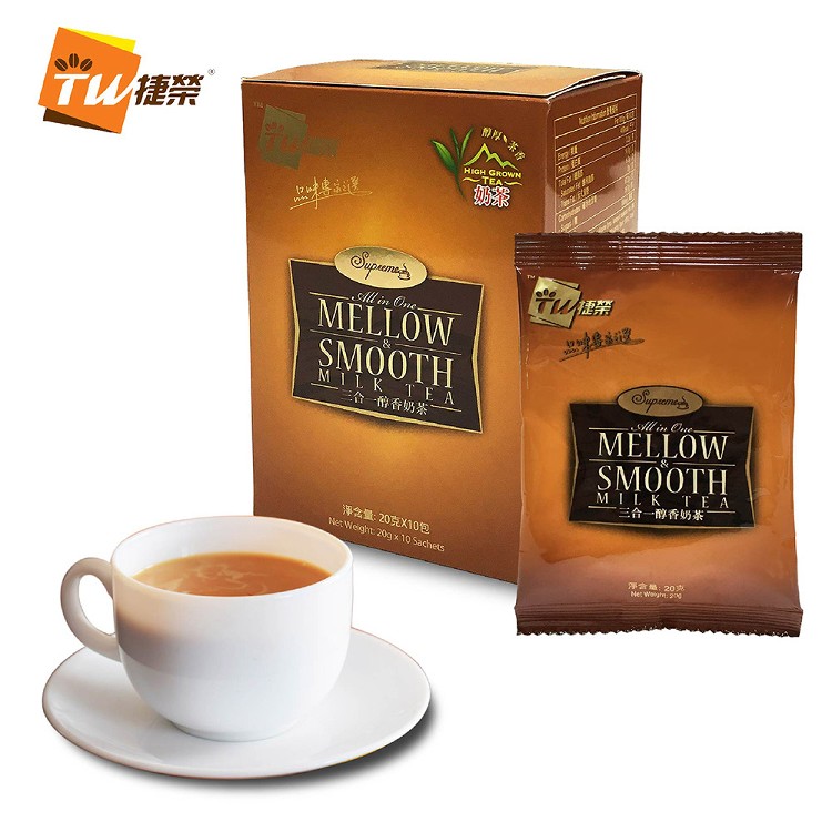香港知名品牌【TW捷榮】三合一醇香奶茶