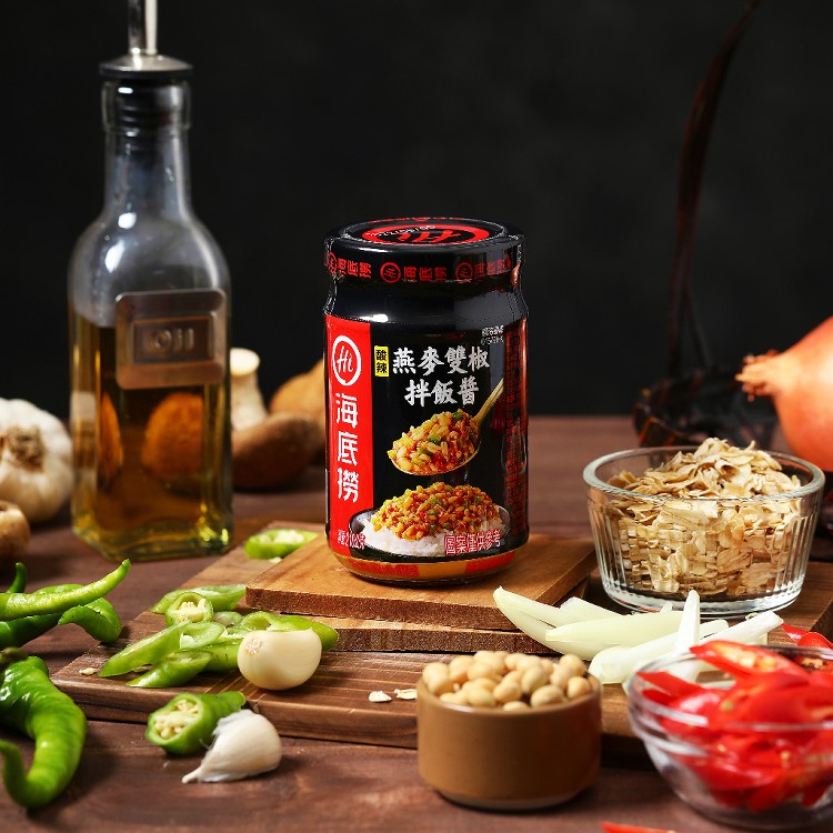 【海底撈】拌飯醬系列共有2款口味-燕麥雙椒香又辣、紅蔥黃豆好下飯，不可錯過的美味拌飯醬