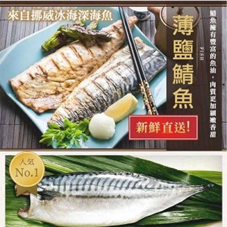 正挪威鯖魚