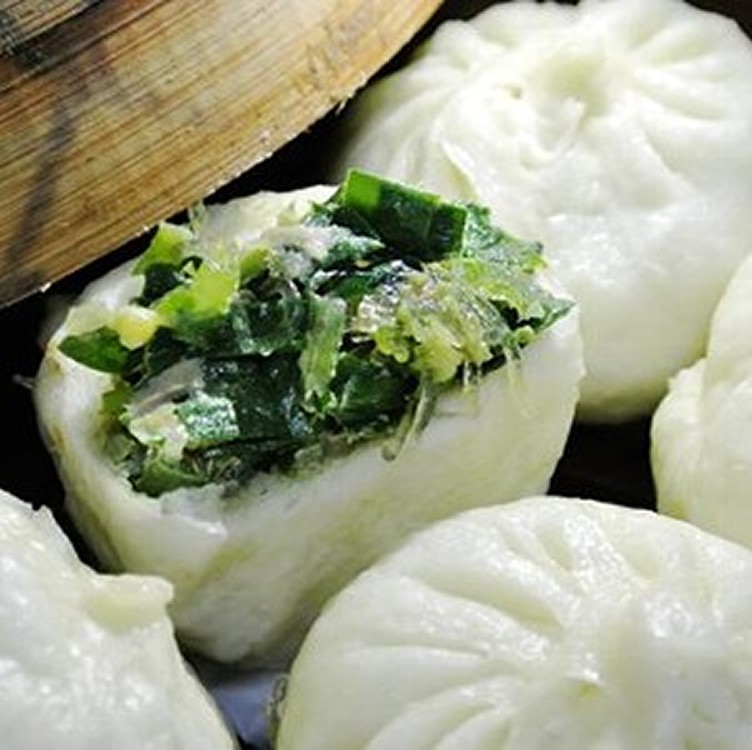 韭菜肉包--5入/包