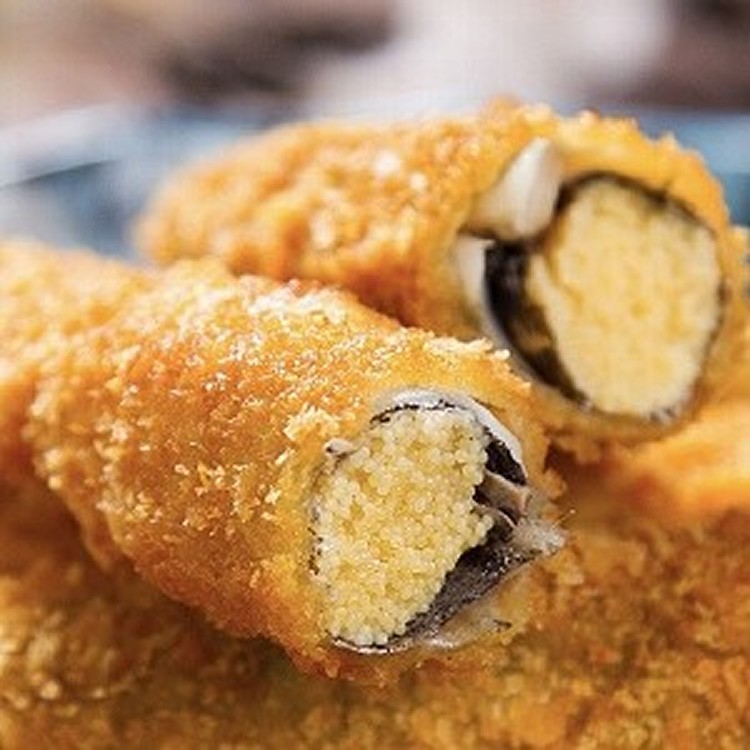 爆卵黃金柳葉魚--300g