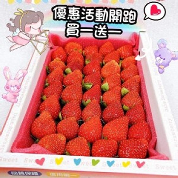 大湖草莓禮盒- 400g(買一送一)