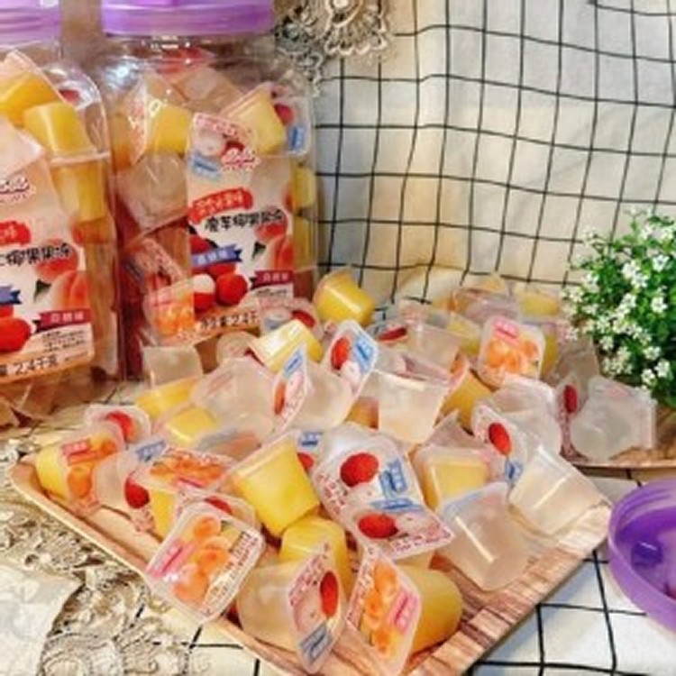 台灣晶晶魔芋椰果果凍2400g/桶