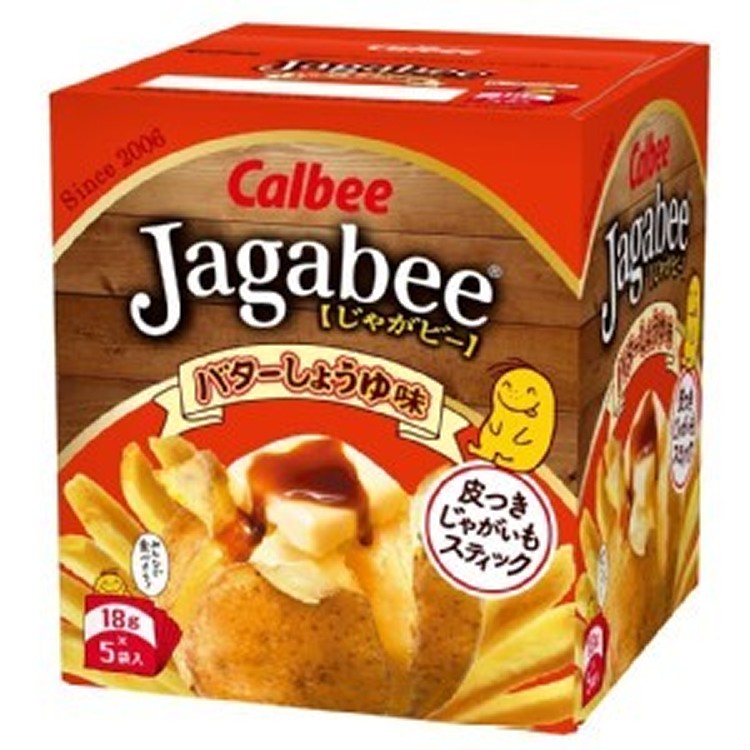 【加卡比】薯條(醬油奶油) 90公克盒裝五小袋入