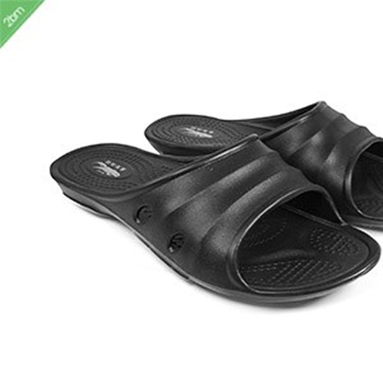 輕感彈力-拖鞋(黑)