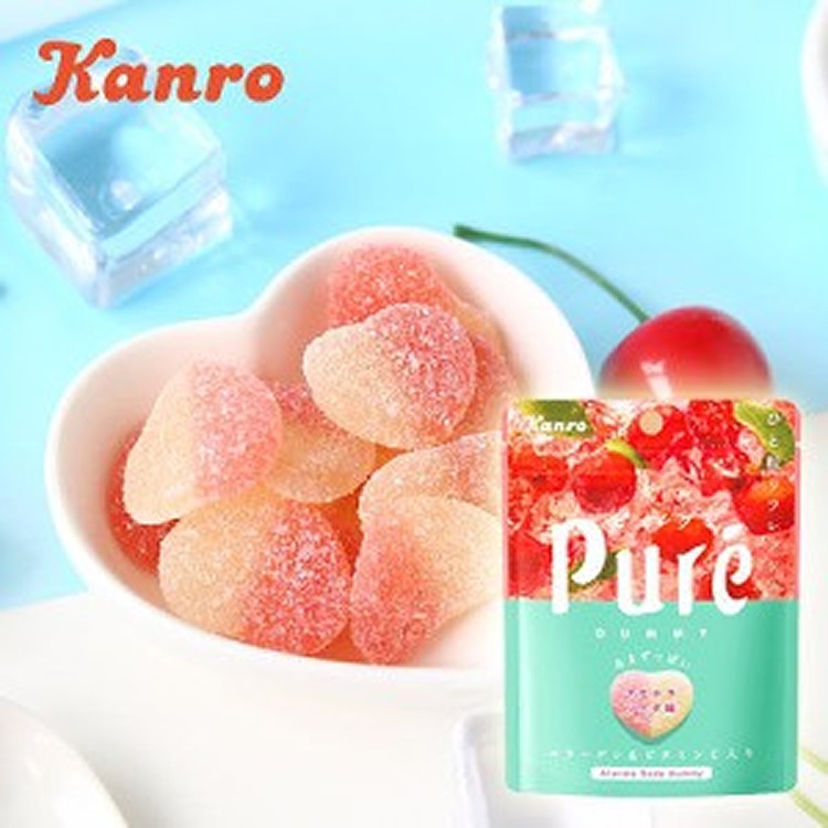 日本甘樂 Pure西印度櫻桃蘇打軟糖(3包一組)