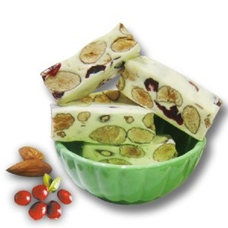 綜合手工杏仁牛軋糖（原味+蔓越莓）