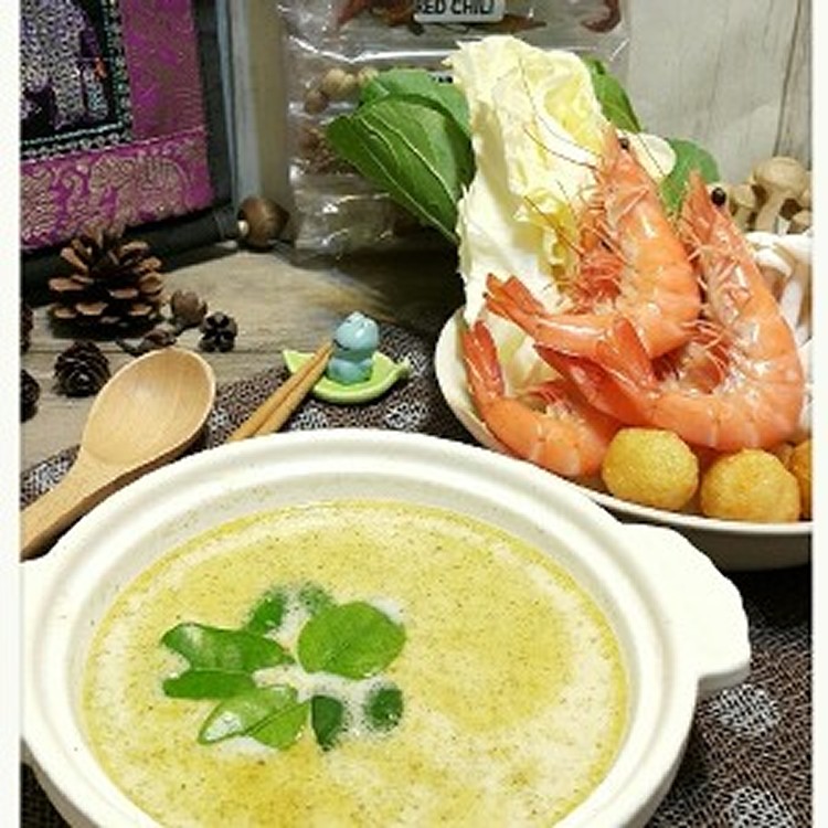 椰香綠咖哩湯底 |限1