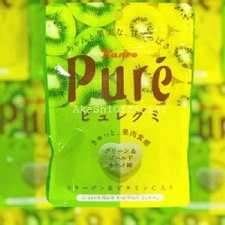 KANRO Pure奇異果雙口味軟糖(3包一組)