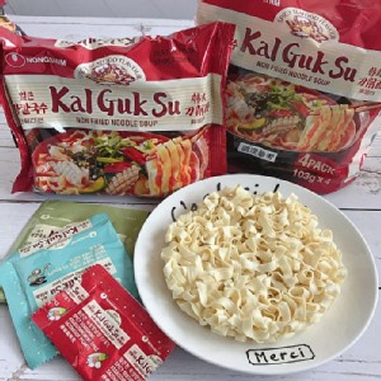 韓國農心香辣海鮮刀削麵一組4包