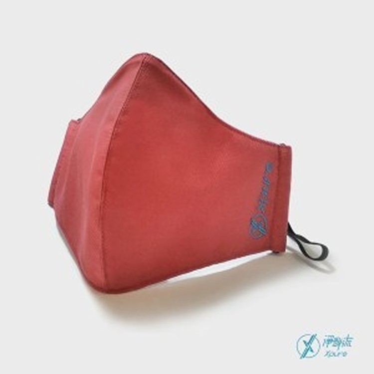 淨對流】抗霾布織口罩-基本款(桃紅)