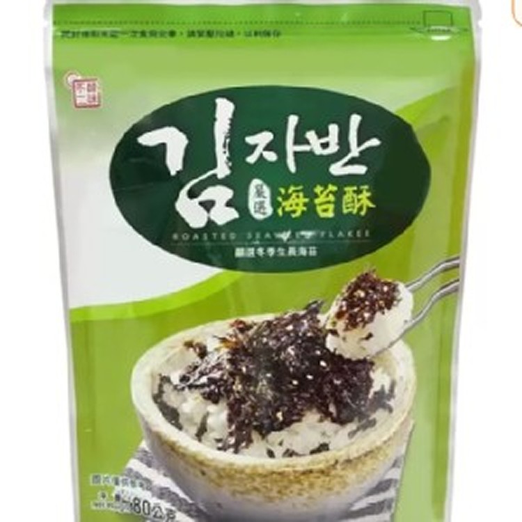 韓味不二 海苔酥 80公克 X 1袋