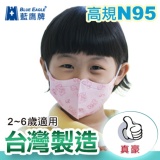 台灣製造 N95級--幼幼童3D立體口罩(束帶式)