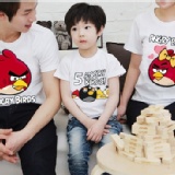 THE COUPLE PIG可愛憤怒鳥親子裝 (小孩) 特價：$189