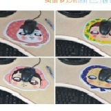 可愛卡通漫畫女孩滑鼠墊 辦公文具必備 多種顔色，隨機發送
