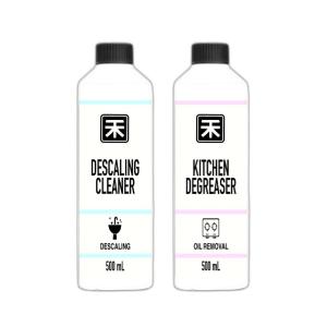 【禾研所】廚房除油污 浴室除水垢 (廚房重油污/浴室水垢皂垢/一噴一刷淨